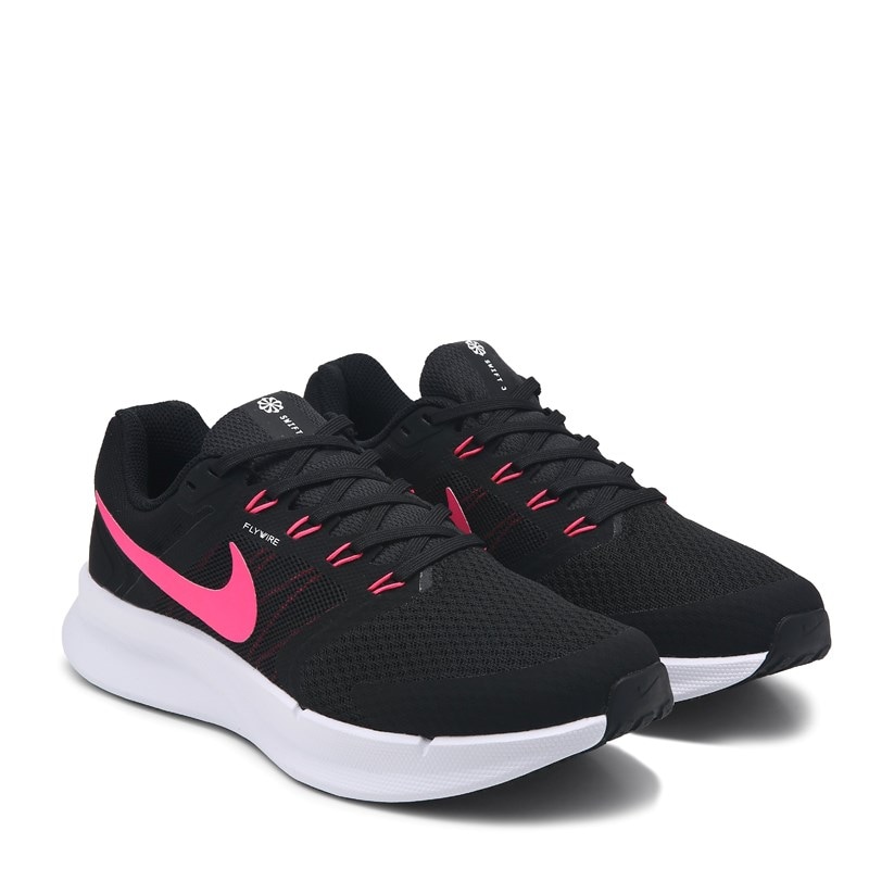 Nike Women's Run Swift 3 Running Shoes (Black/Hyperpink) - Size 10.0 M