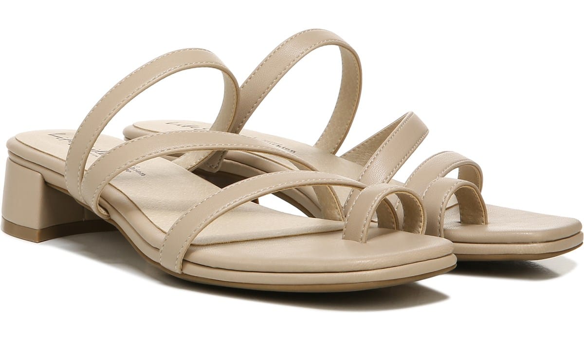 Jasmine Strappy Slide Sandal, Heels 