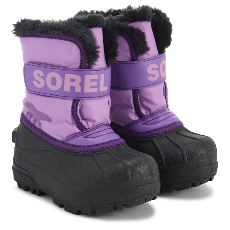 Sorel Kids' Snow Commander Waterproof Boot Toddler/Little Kid Boots (Purple) - Size 9.0 M