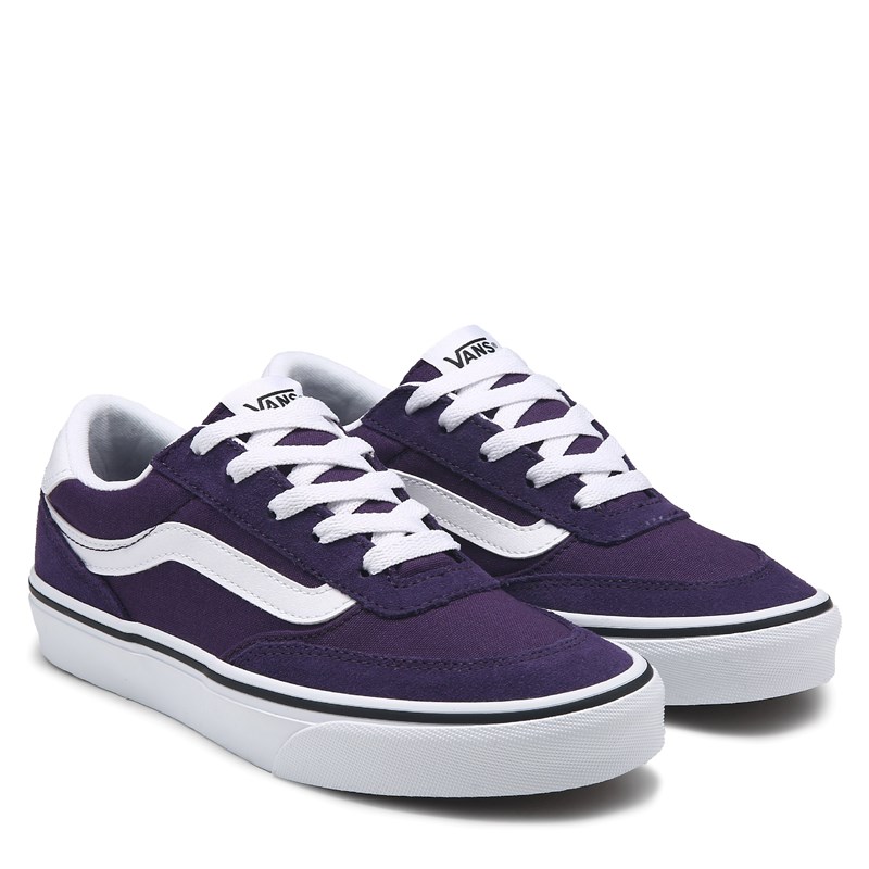 Vans Women's Brooklyn Ls Sneakers (Purple) - Size 5.5 M