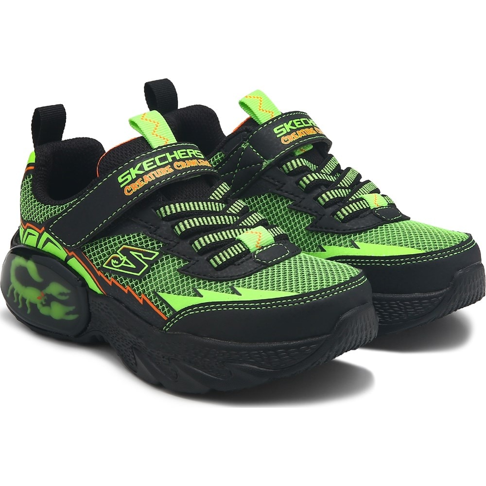 Skechers Kids' Creature-Crawlers Lighted Sneaker Little/Big