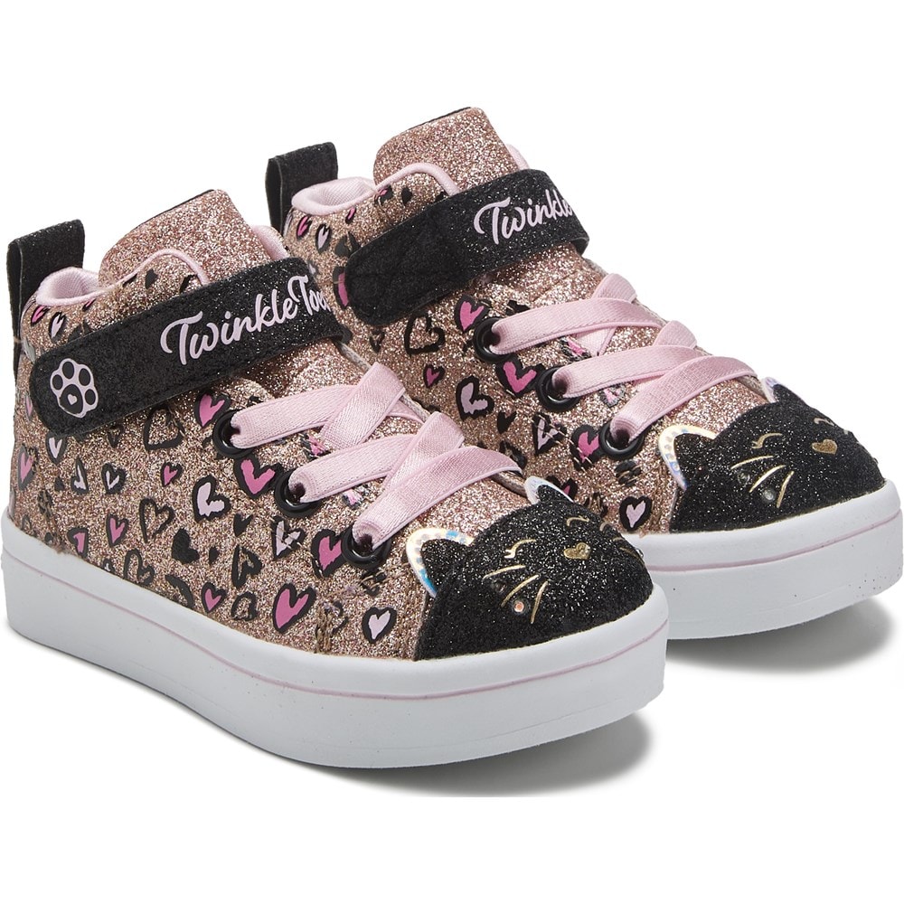 ♡ 0206 Skechers Twinkle Toes Twi-Lites 2.0 Kitty Cutie Light-Up