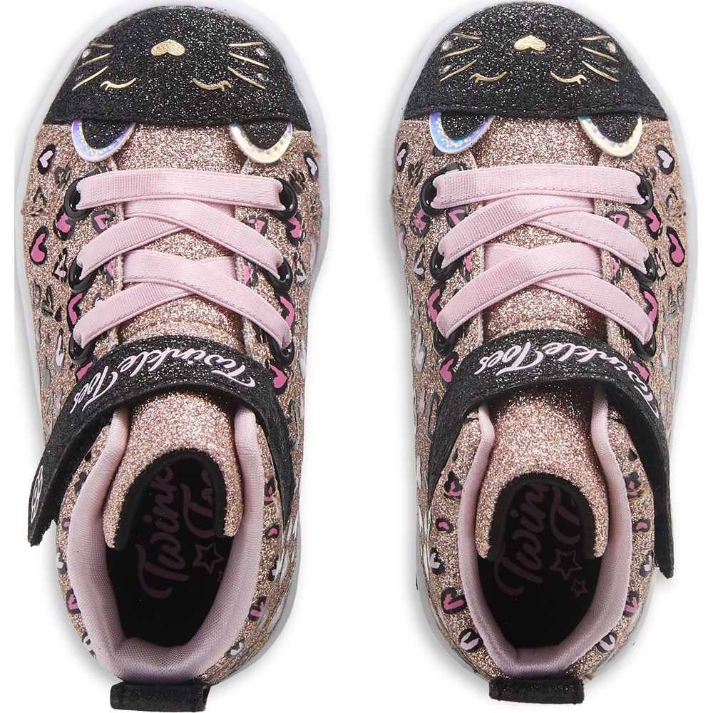 Skechers Kids' Twi-Lites Kitty Cutie Sneaker Toddler | Famous Footwear