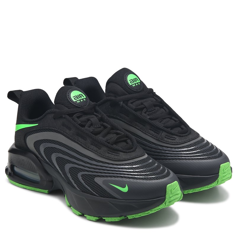 Nike Kids' Air Max Fire Sneaker Big Kid Shoes (Grey/Green) - Size 7.0 M
