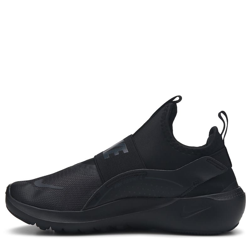 Nike Kids' Flex Runner 4 Slip On Running Shoe Little Kid Shoes (Black) - Size 13.0 M