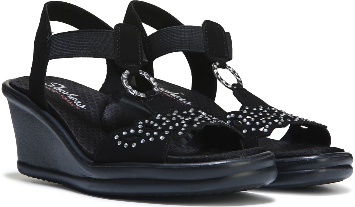 skechers ladies wedge sandals