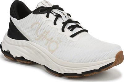 Women's Devotion X Max Walking Shoe - White/Cream/Black
