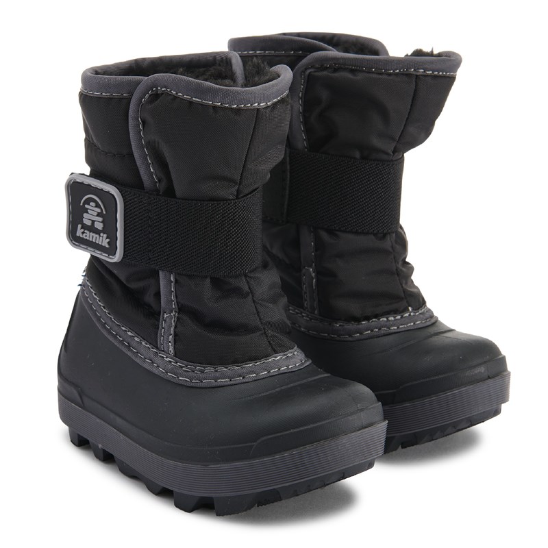 Kamik Kids' Snowbug 7 Waterproof Winter Boot Toddler Boots (Black) - Size 7.0 M