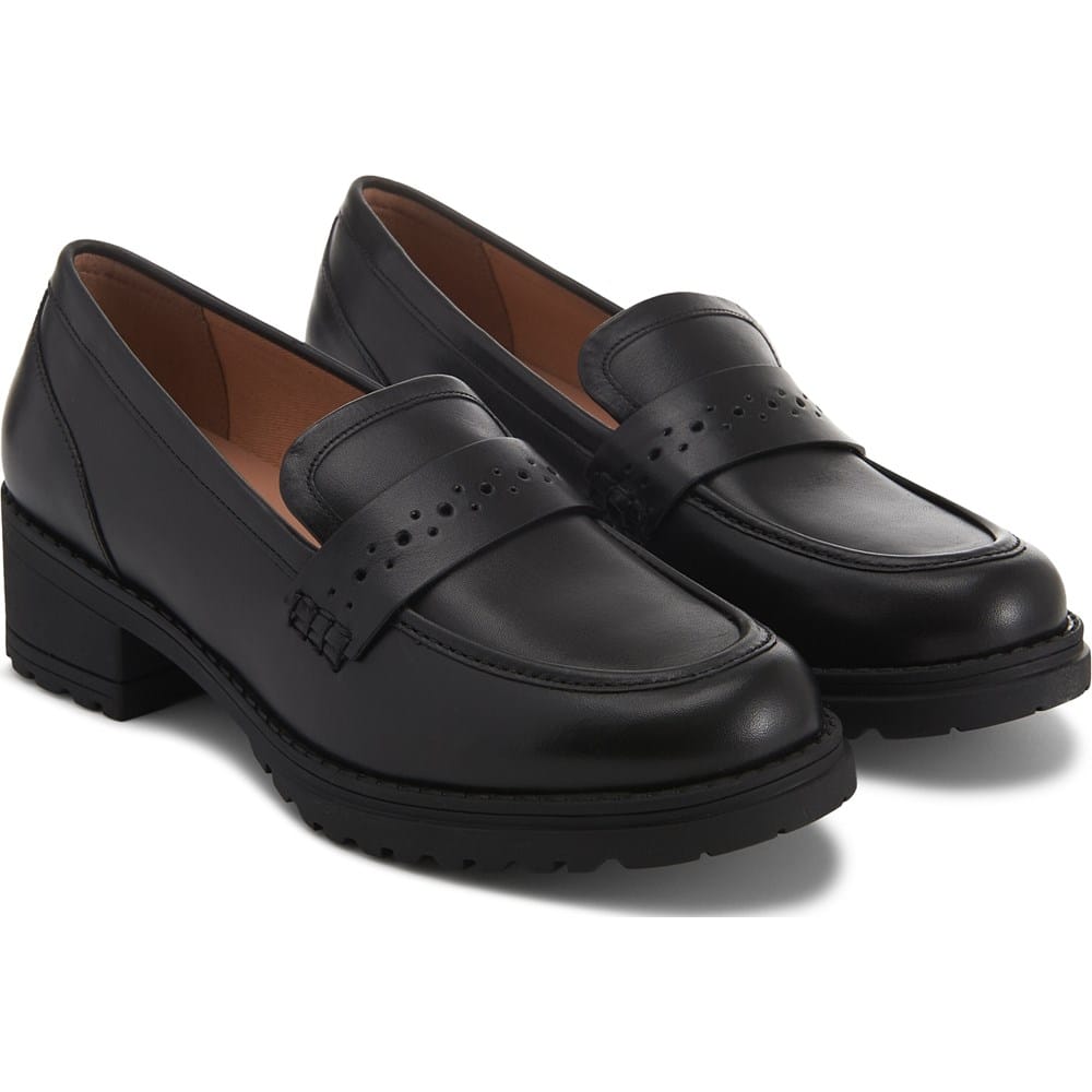 Cole Haan Women's Corrinne Leather Lug Penny Loafer | Famous Footwear Cole Haan Women's Corrinne Leather Lug Penny Loafer | Famous Footwear