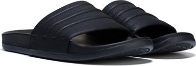 womens all black adidas slides