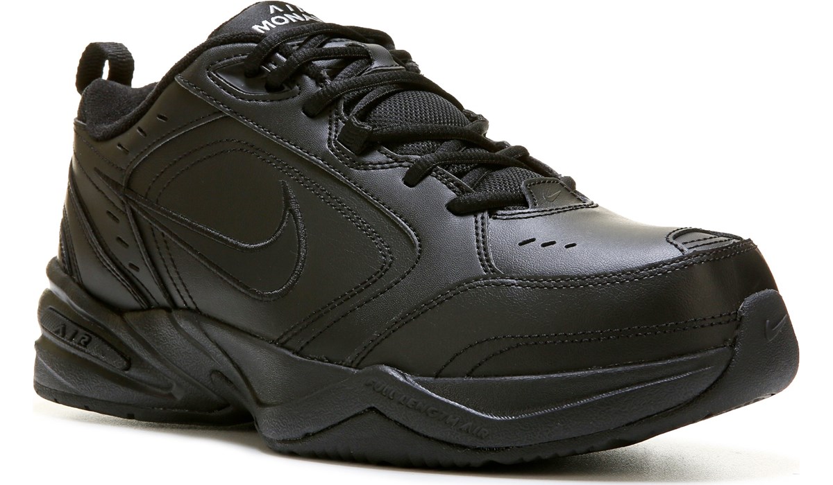 nike air monarch 4e black