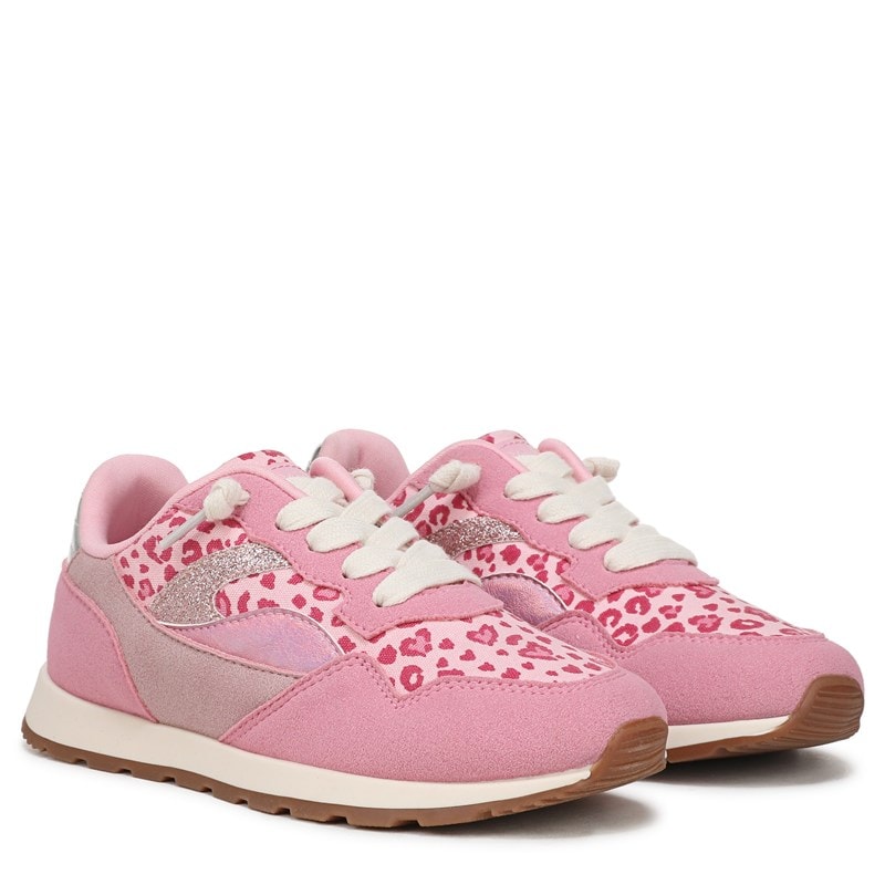 Blowfish Malibu Kids' Valley Sneaker Little/Big Kid Shoes (Pink Leopard Multi) - Size 1.0 M