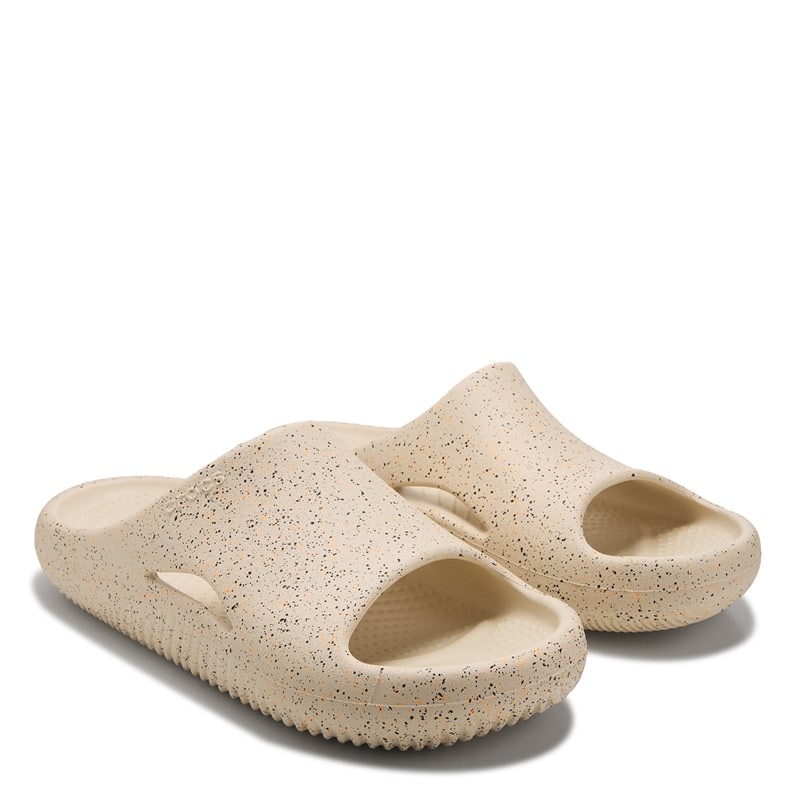 Crocs Mellow Recovery Slide Sandals (Sandstone Speckled) - Size 8.0 M