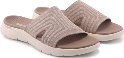 Women's Go Walk Flex Slide Sandal - Taupe