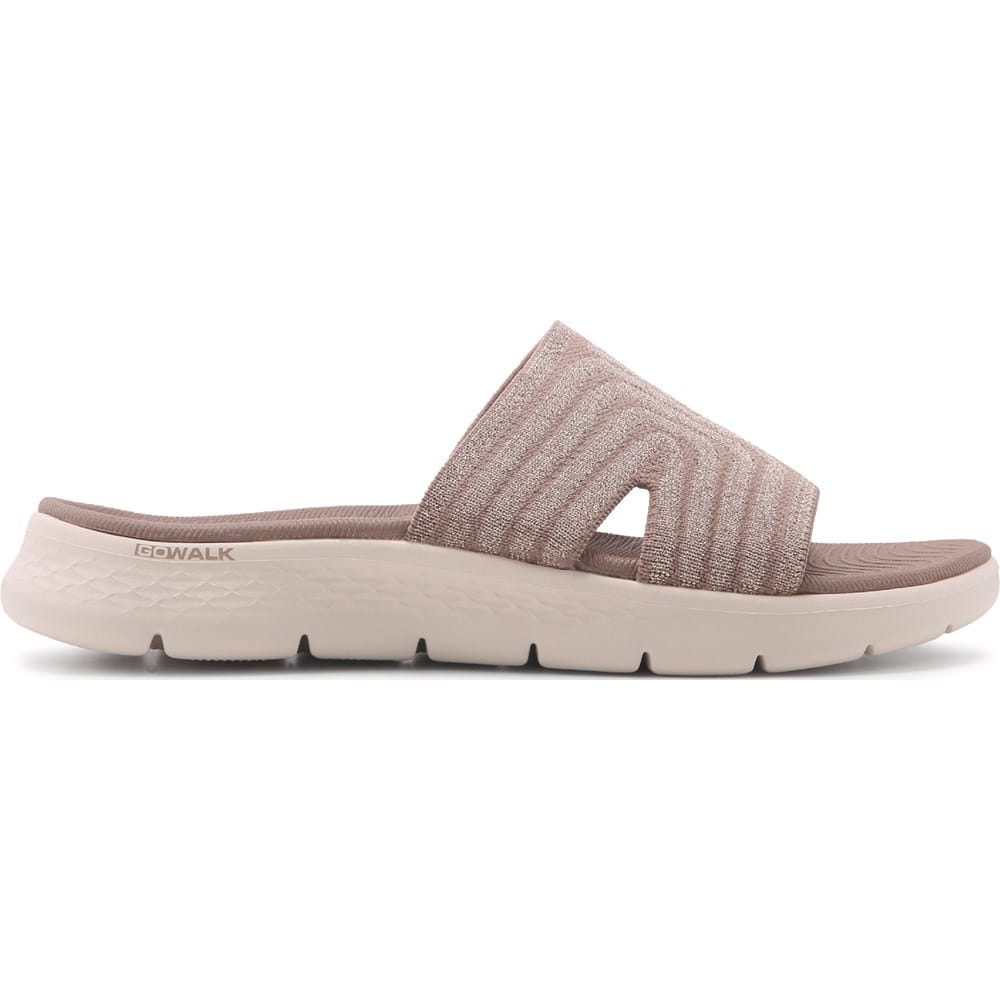 skechers ladies dress sandals Go Walk Flex Stardust Slide Sandal | Women's | Taupe | Size 9 filter:Assembly Required:Yes