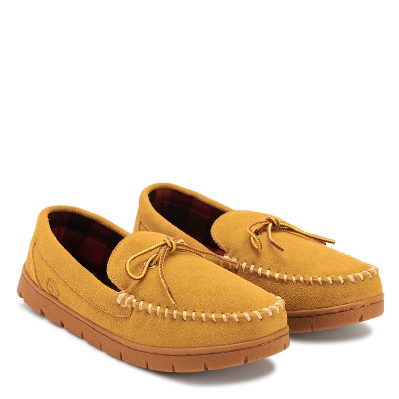 Timberland Men's Basic Moccasin Slipper Shoes (Wheat) - Size 10.0 M