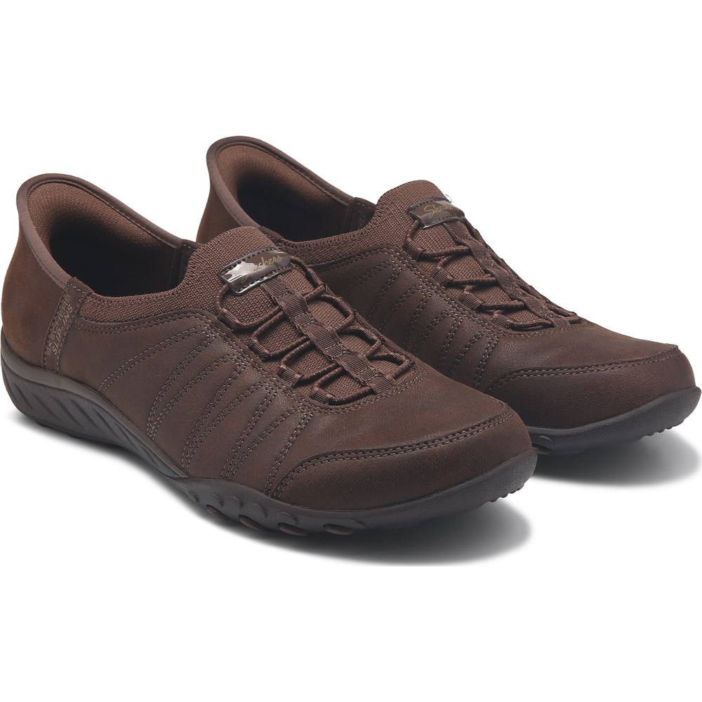 ◆SKECHERS◆ Women's Breeze Easy Slip-Ins SC0WFCFX011 Skechers Slip-ins Relaxed Fit: Breathe-Easy - Home-Body