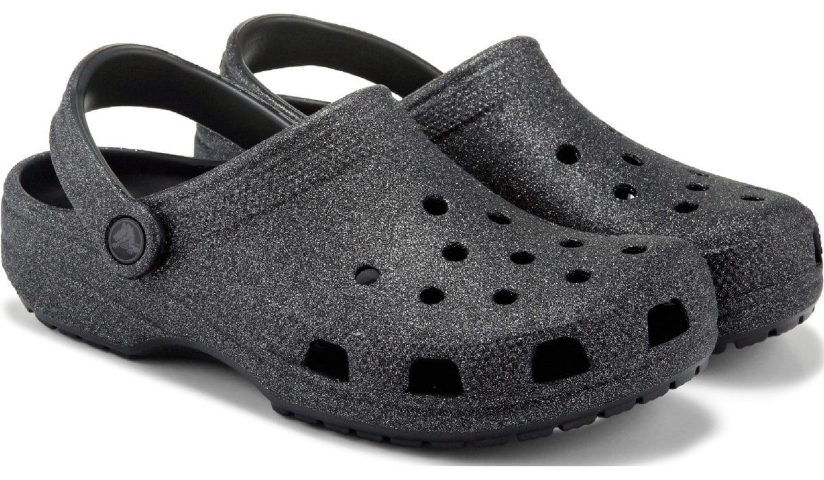 Crocs Glitter Classic Clog Famous Footwear