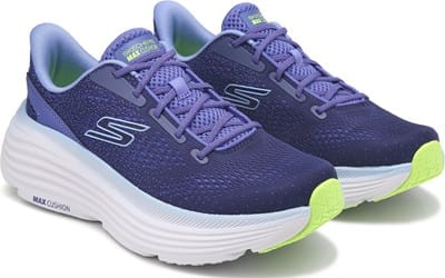 Women's Max Cushioning Endeavour Walking Shoe - Purple/White Medium