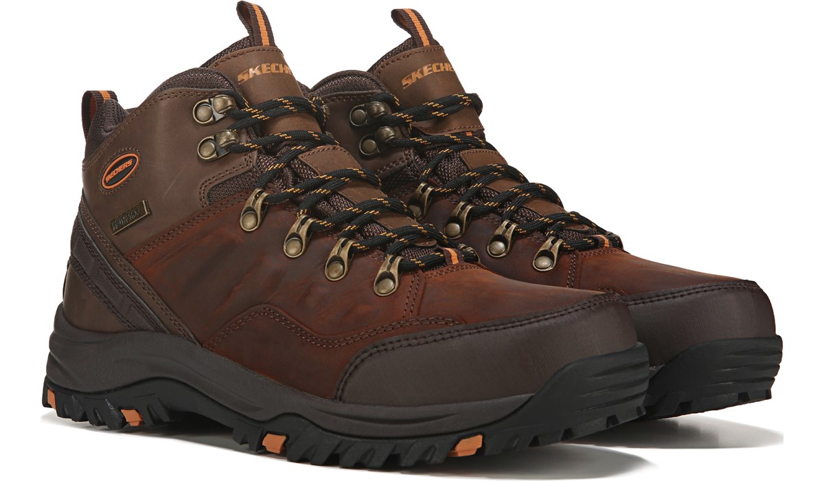 skechers waterproof mens walking boots