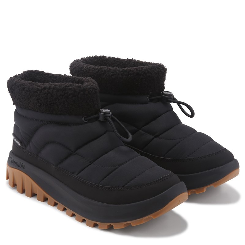 Columbia Women's Snowtrot Shorty Omni-Heat Waterproof Winter Boots (Black) - Size 7.5 M