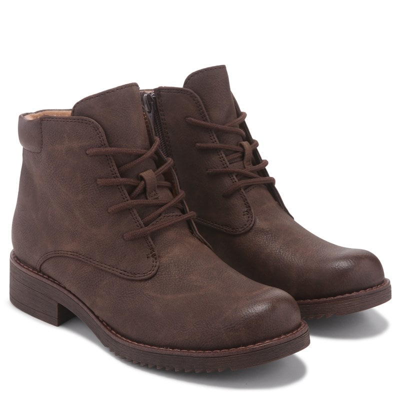 Eurosoft Women's Carmella Lace Up Boots (Dark Brown) - Size 8.5 M