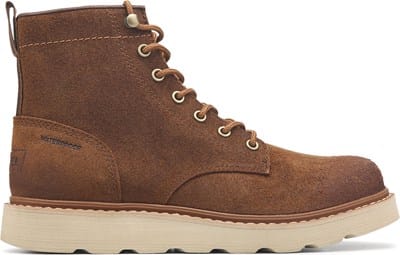 Bigfanshu Men's Super Warm Snow Boots - Mid-Calf, Waterproof, Faux Suede, Fur Lined Winter Boots