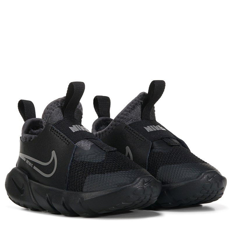 Nike Kids' Flex Runner 2 Running Shoe Baby/Toddler Shoes (Black/Black) - Size 10.0 M