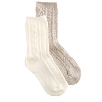 Kids' 2 Pack Super Soft Crew Socks