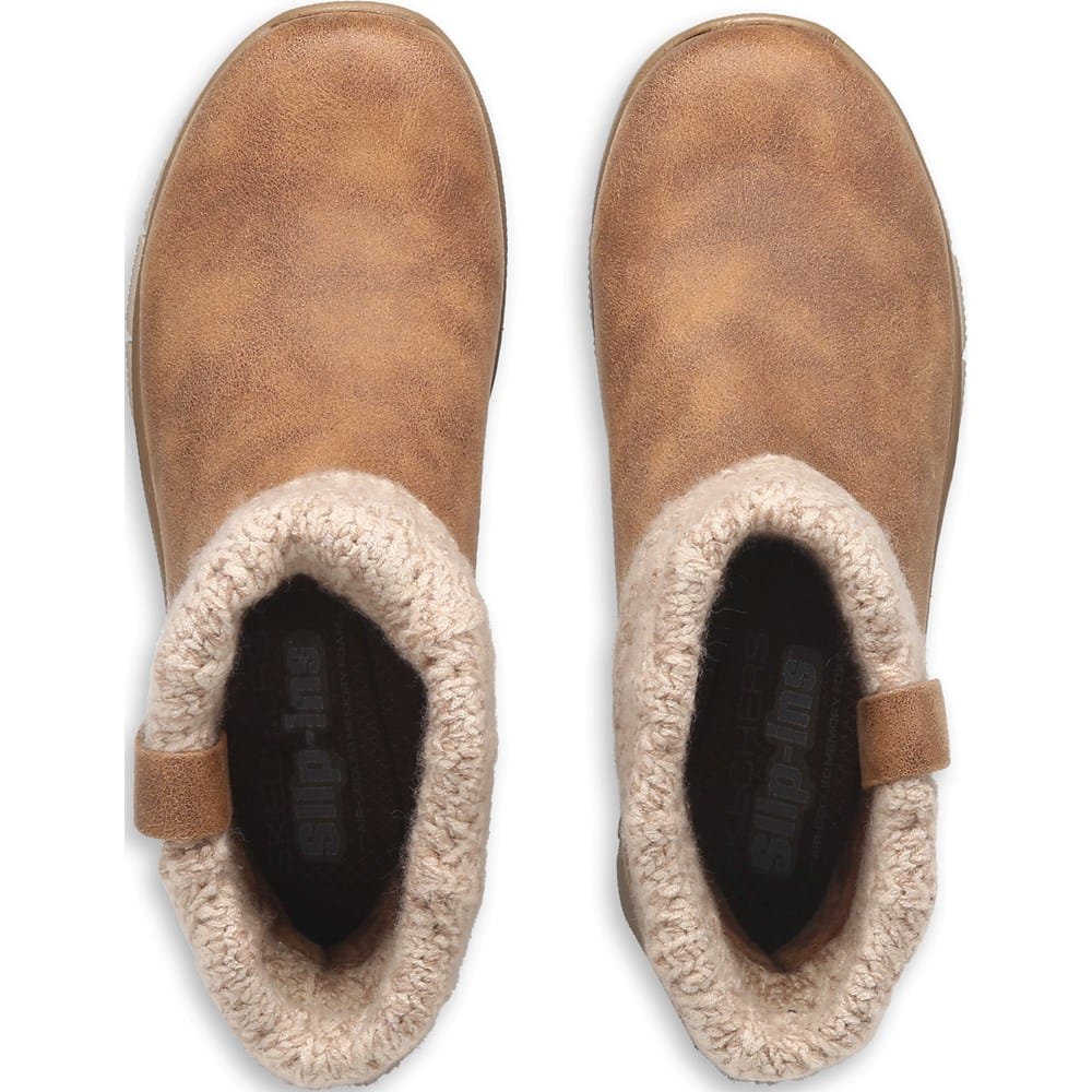 Skechers Women's Hands Free Slip-Ins Relaxed Fit: Easy Going - Cozy Weather 2 Boots | Size 6.0 | Chestnut | Textile | Vegan Skechers Women's Hands Free Slip-Ins Relaxed Fit: Easy Going - Cozy Weather 2 Boots | Size 6.0 | Chestnut | Textile | Vegan