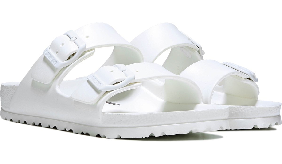 all white birkenstocks