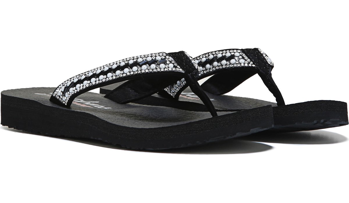 Meditation Flip Flop Sandal Black 