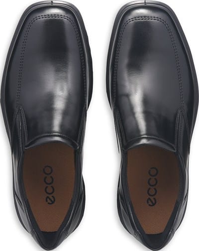 slip on black dress shoes The Black Tux Leather Shoes In Black main image 1