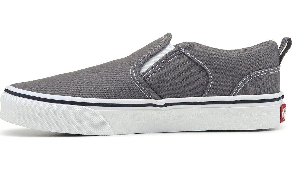 Grey slip on vans kids hotsell