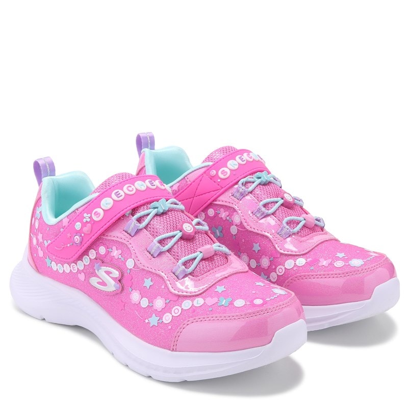 Skechers Kids' Jumpsters Friendship Sneaker Little/Big Kid Shoes (Pink) - Size 3.0 M