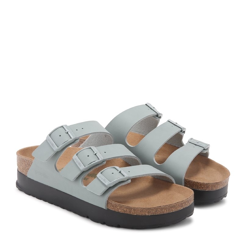 Birkenstock Women's Florida Vegan Platform Sandal by Papillio Sandals (Pure Sage) - Size 41.0 M