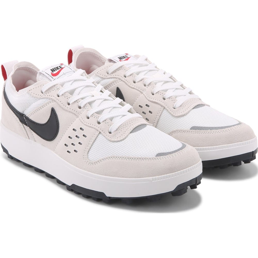 Nike Men's C1ty Low Sneakers (Off White/Black/Red) - Size 7.0 M