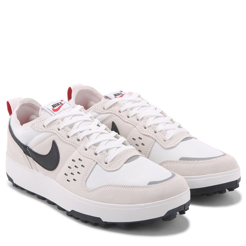 Nike Men's C1ty Low Sneakers (Off White/Black/Red) - Size 11.5 M