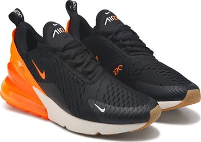 Men's Air Max 270 Sneaker - Black/Orange/Gum