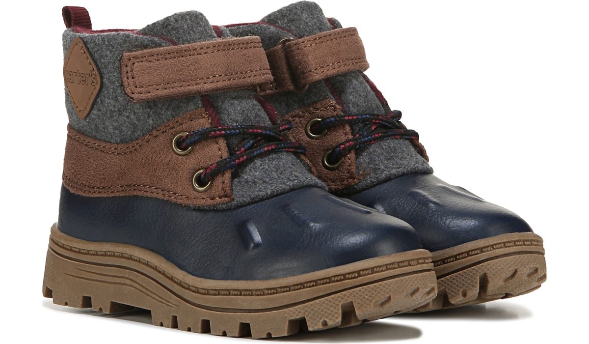 kids navy boots