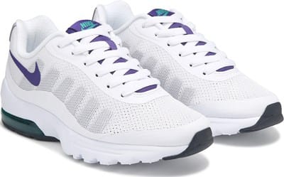 Women's Air Max Invigor Sneaker - Whte/Purple/Grey