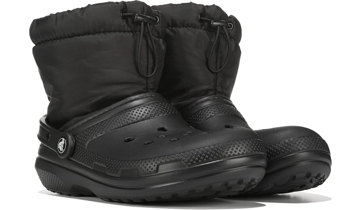 croc lined neo puff boot