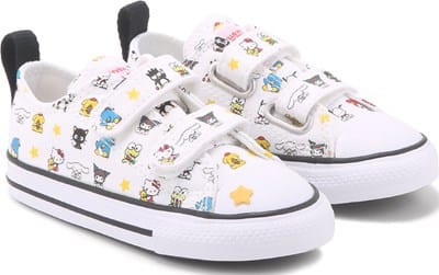 Kids' Chuck Taylor All Star 2V Low Top Sneaker Baby/Toddler - White/Hello Kitty