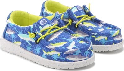 Kids' Wally Slip On Shoe Little/Big Kid - Blue Shark Multi