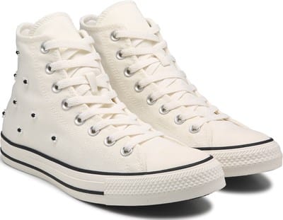 Chuck Taylor All Star Hi Top Sneaker - White/Black Beads