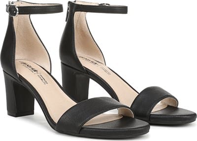 black and white ball dress Women's High Heel Penny Loafer In Black Leather