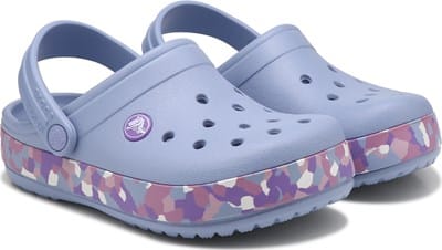 Kids' Marbled Bottom Crocband Clog Little/Big Kid - Purple Marble Bottom