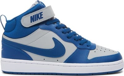 Nike Court Borough Mid 2 Blue Black Kids Boys Sneakers Shoes High Top Siz 4Y EUC Nike | Shoes | Nike Court Borough Mid 2 Blue Black Kids Boys  main image 2
