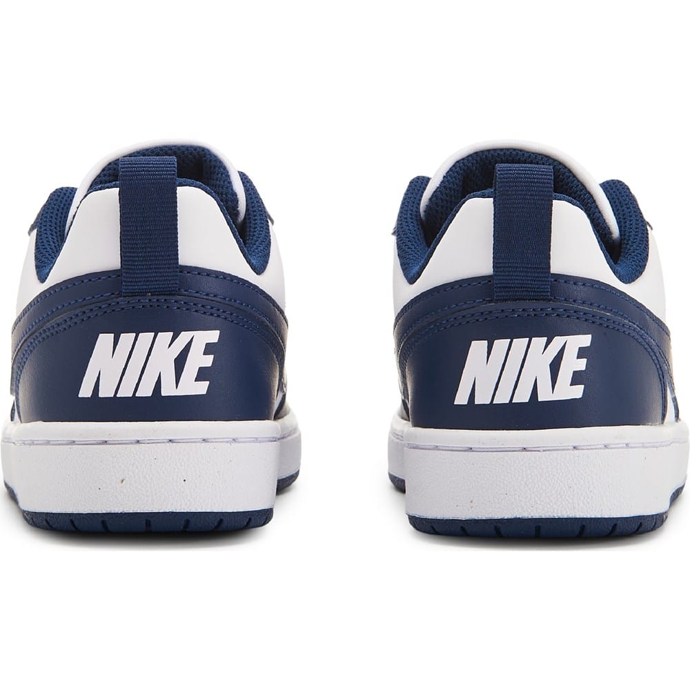 Nike キッズスニーカー US 2Y ネイビー/ホワイト　21cm モアテン Nike Kids' Court Borough Recraft Low Top Sneaker Big Kid | Famous