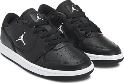 Kids' Jordan Court Connect Low Top Sneaker Big Kid - Black/White